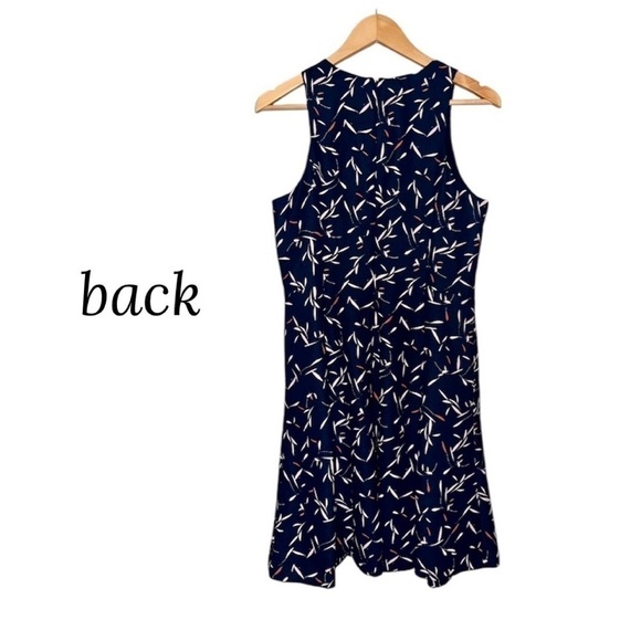 Banana Republic Navy Mini Dress with White Pattern - Picture 7 of 16